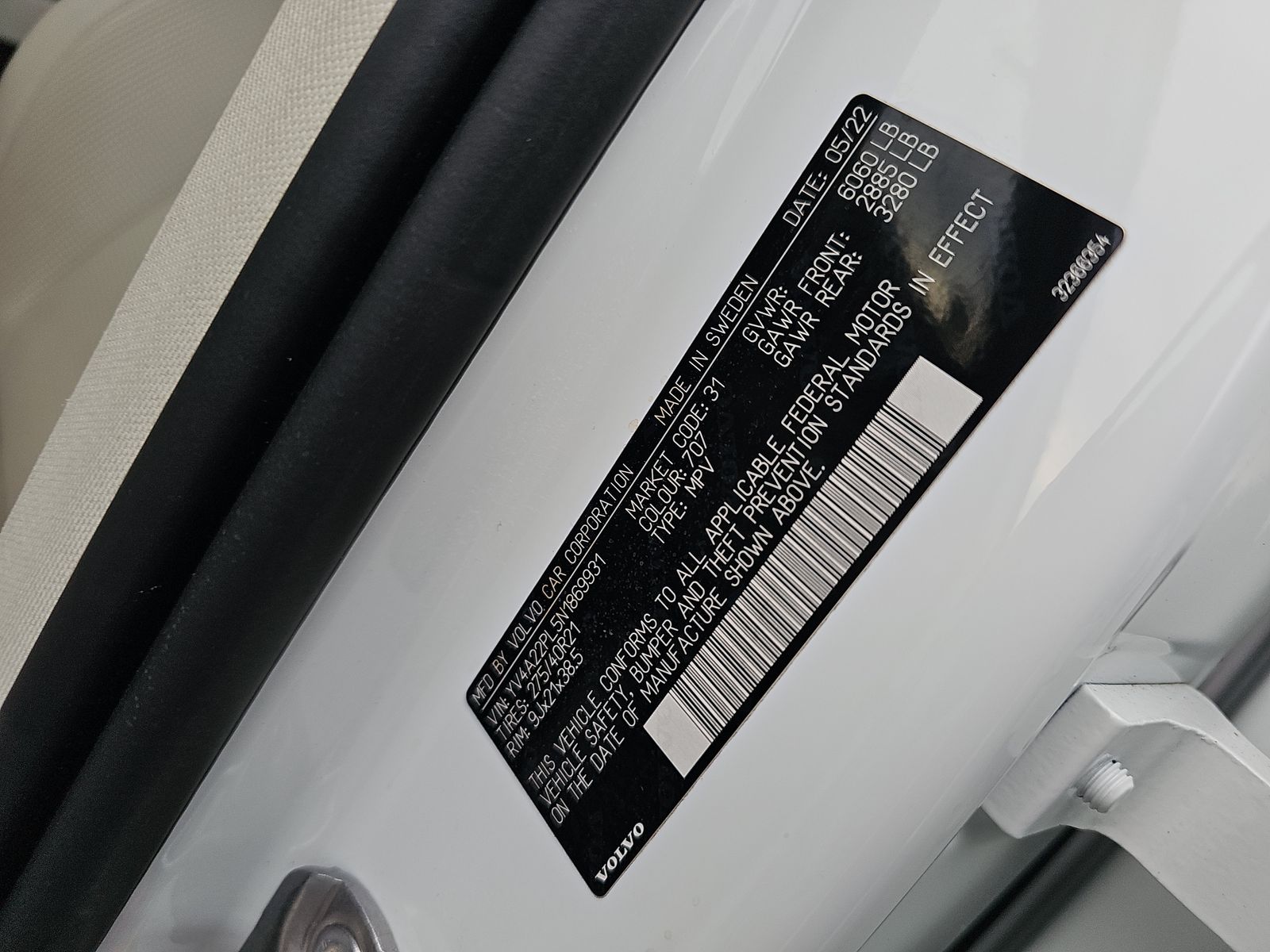 2022 Volvo XC90 T6 Inscription AWD