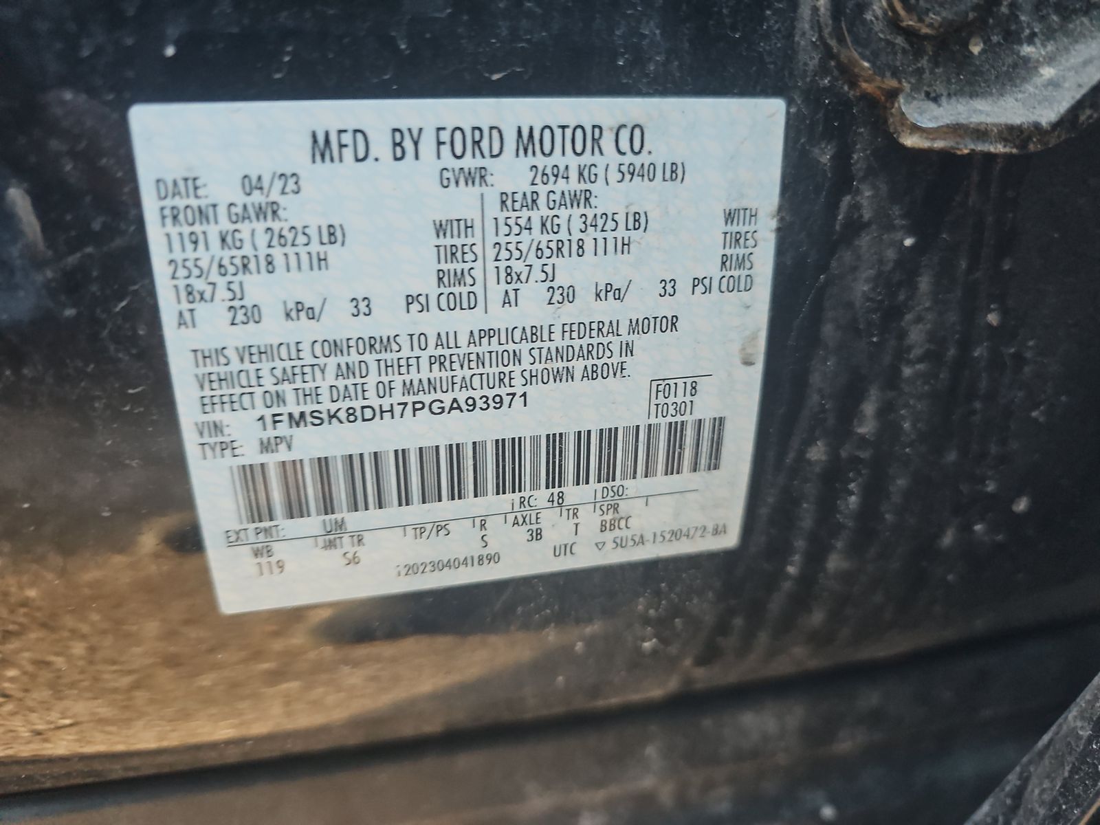 2023 Ford Explorer XLT AWD