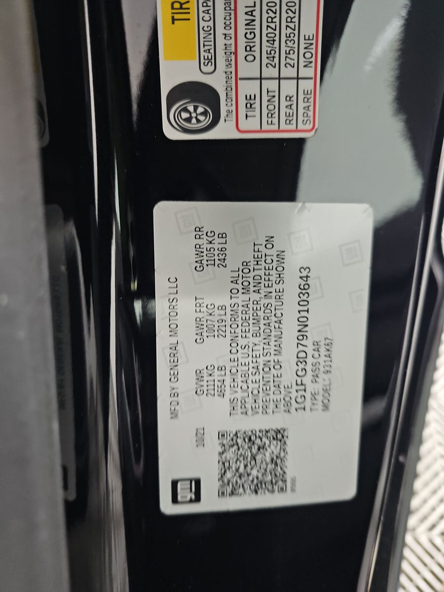 2022 Chevrolet Camaro 2SS RWD