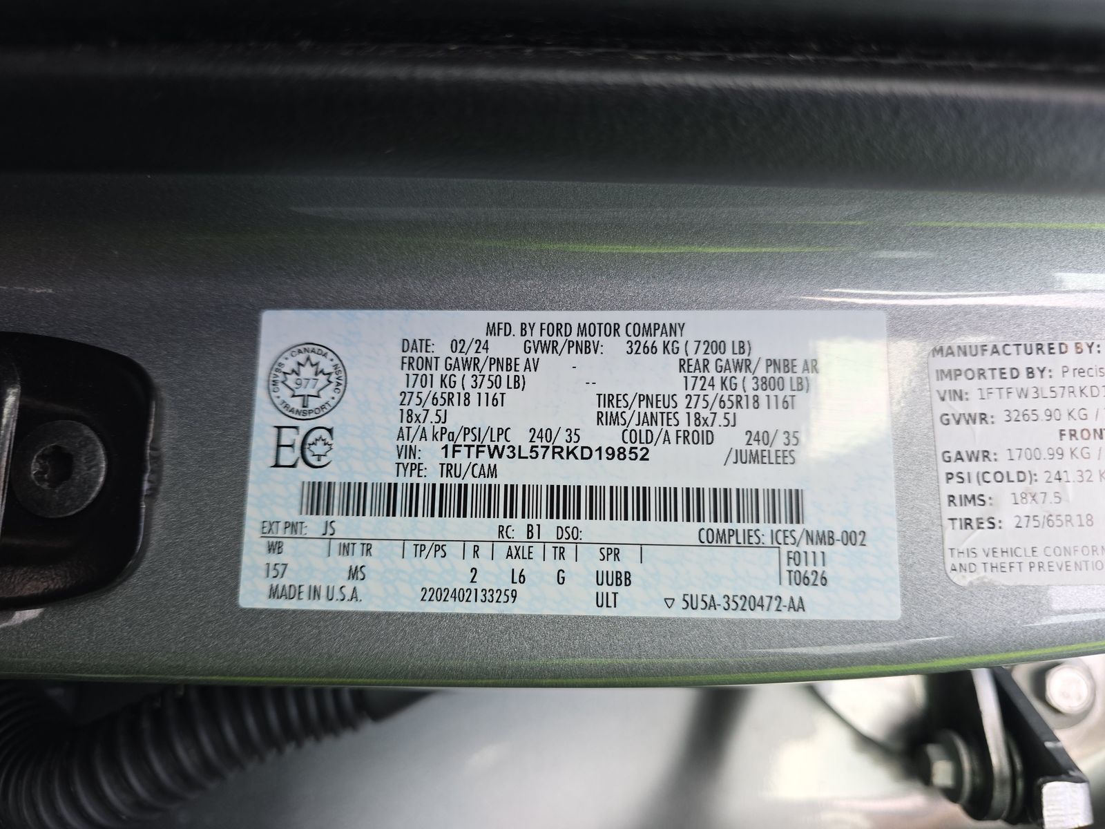 2024 Ford F-150 XLT AWD