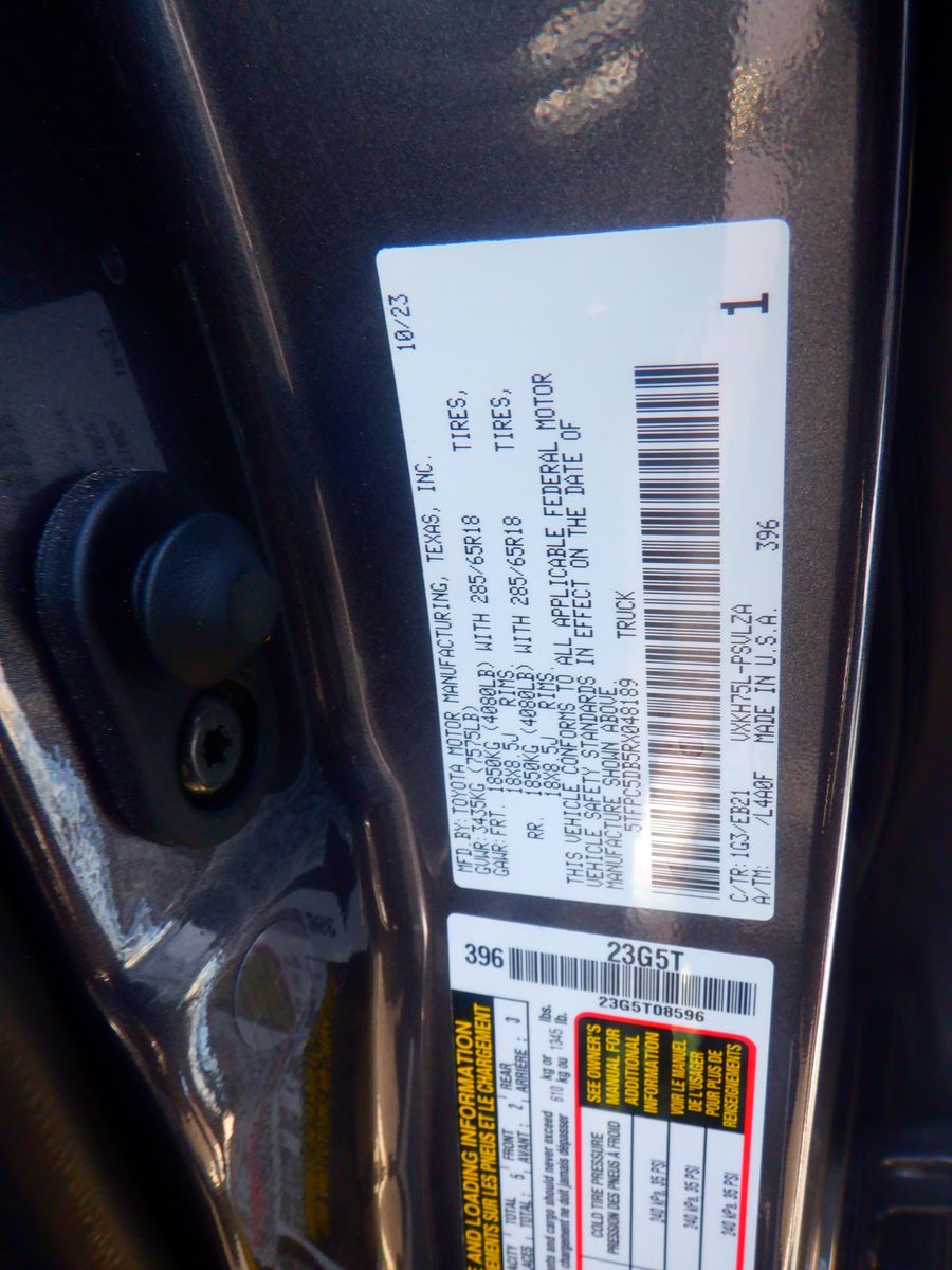 2024 Toyota Tundra Hybrid TRD Pro AWD