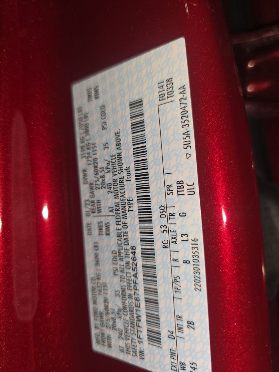 2023 Ford F-150 Lariat AWD