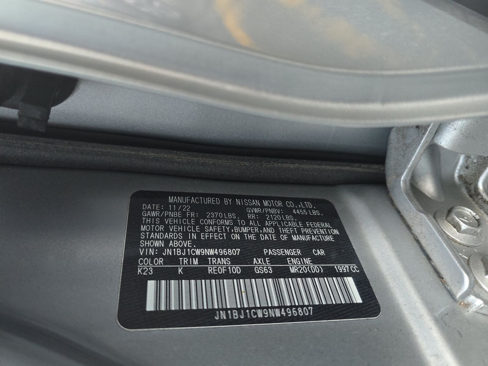 2022 Nissan Rogue Sport SL AWD