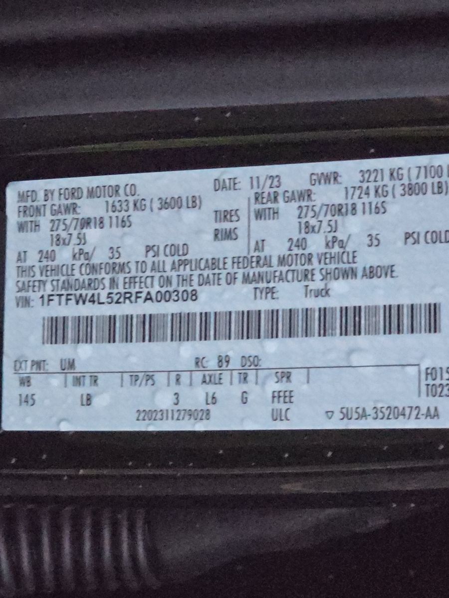 2024 Ford F-150 Tremor AWD