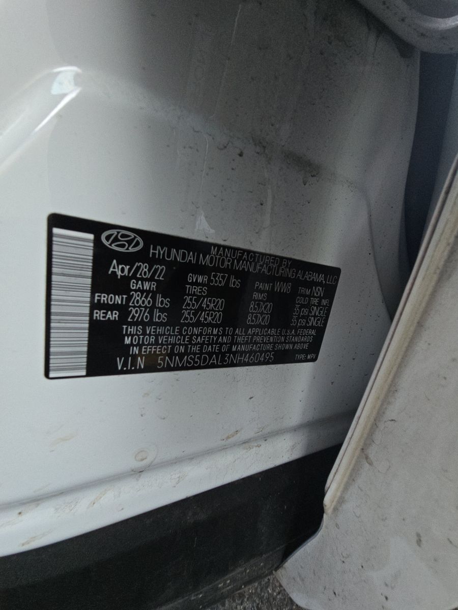 2022 Hyundai Santa Fe Calligraphy AWD