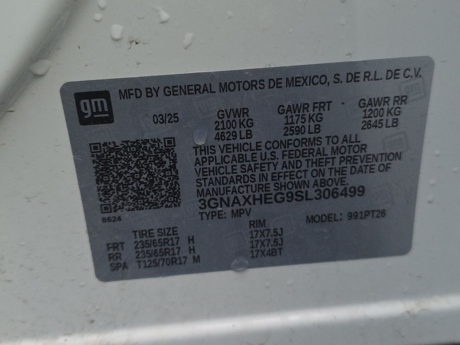 2025 Chevrolet Equinox LT FWD