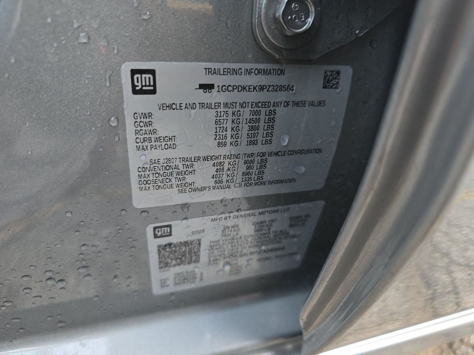 2023 Chevrolet Silverado 1500 LT AWD