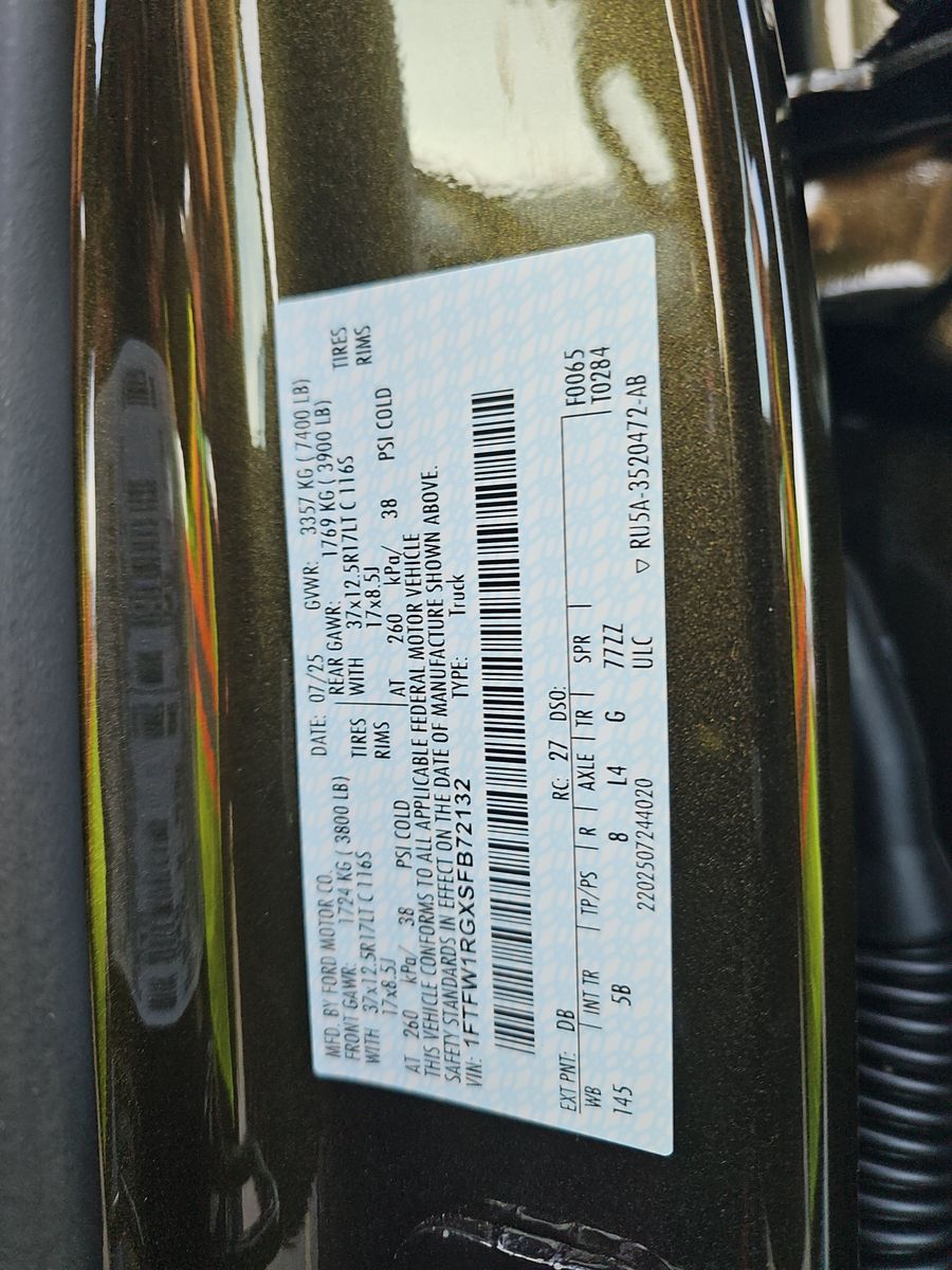 2025 Ford F-150 Raptor AWD