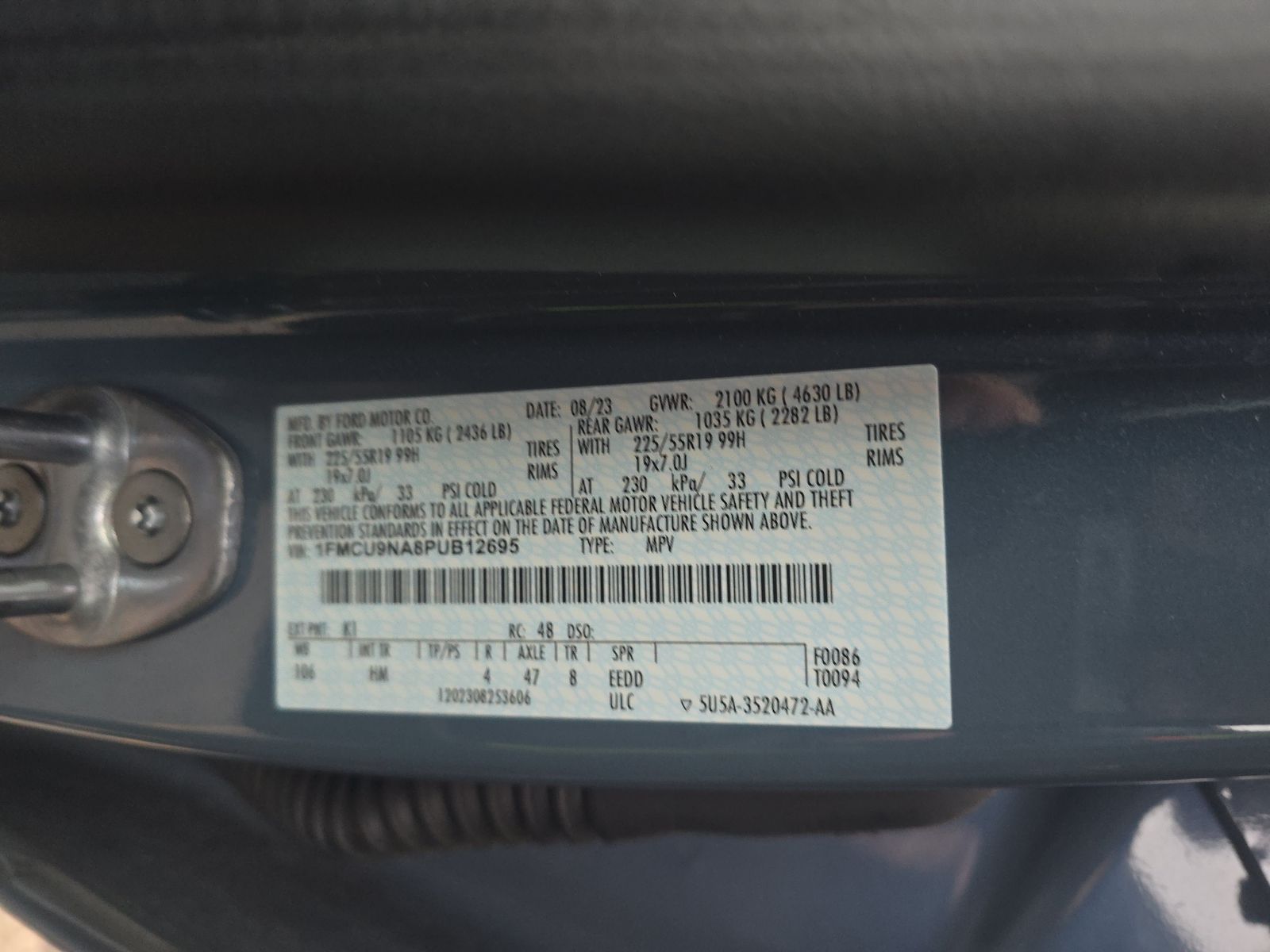 2023 Ford Escape ST-Line Select AWD