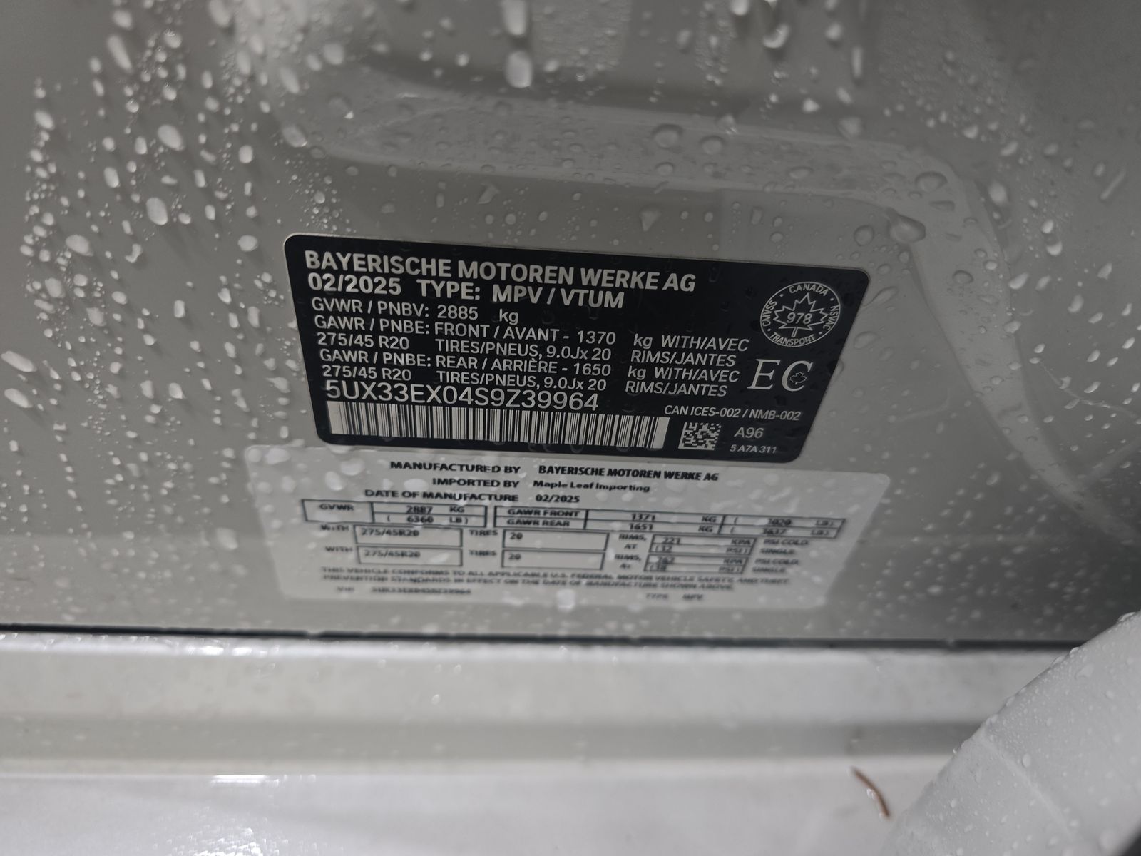 2025 BMW X6 xDrive40i AWD