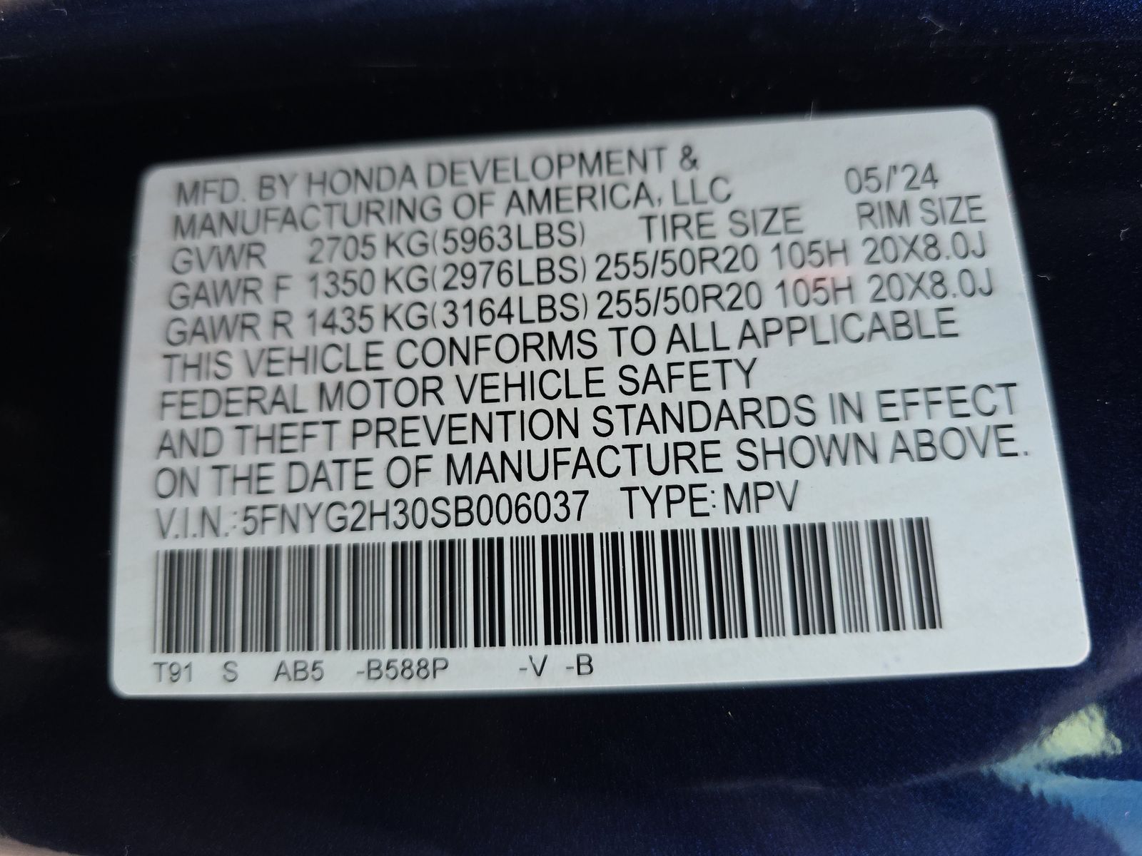 2025 Honda Pilot Sport FWD