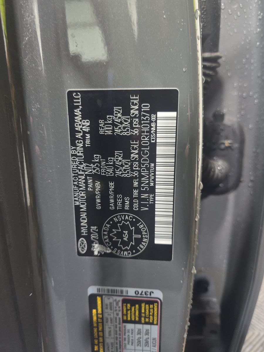 2024 Hyundai Santa Fe Ultimate Calligraphy AWD