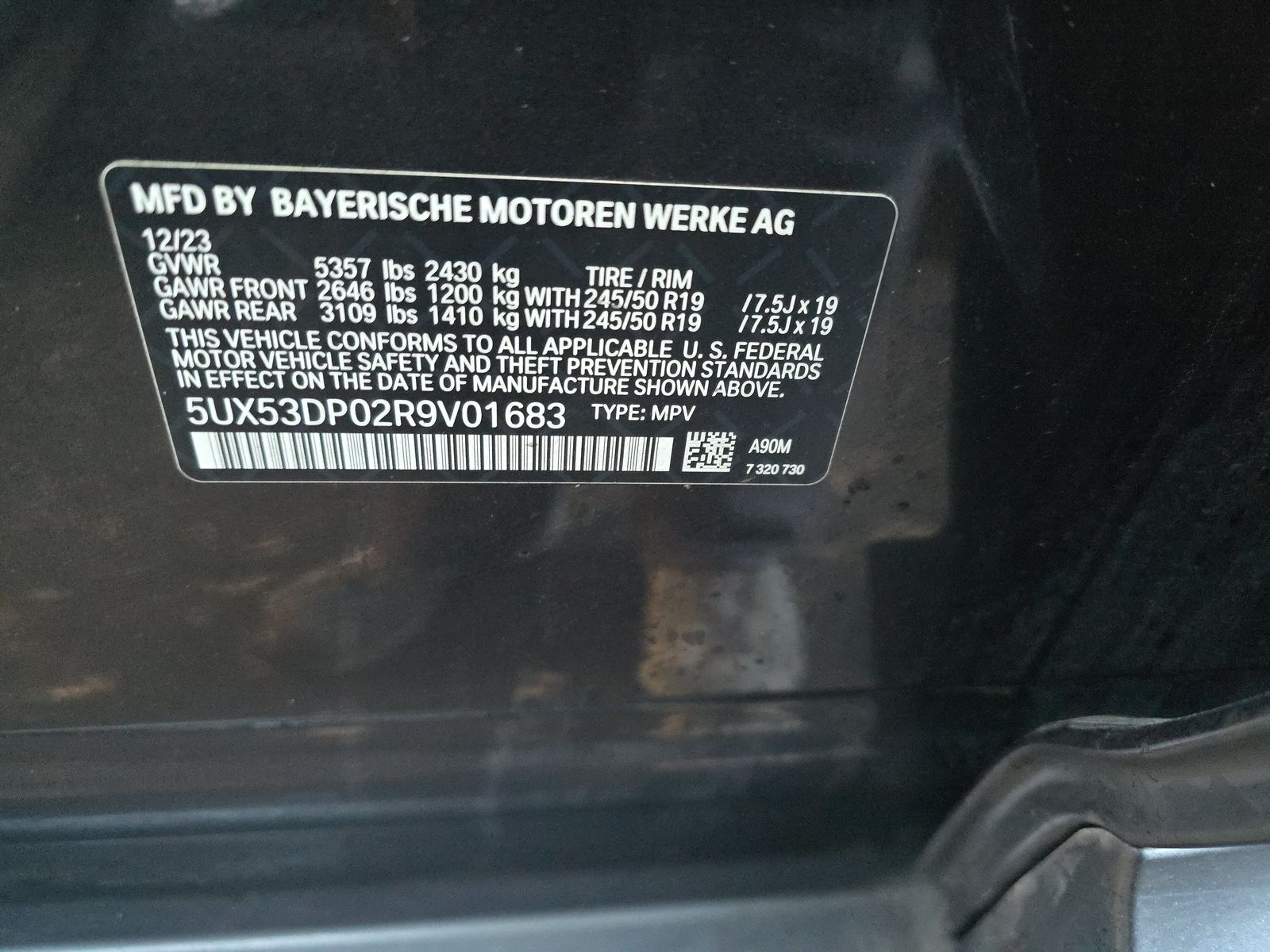 2024 BMW X3 xDrive30i AWD