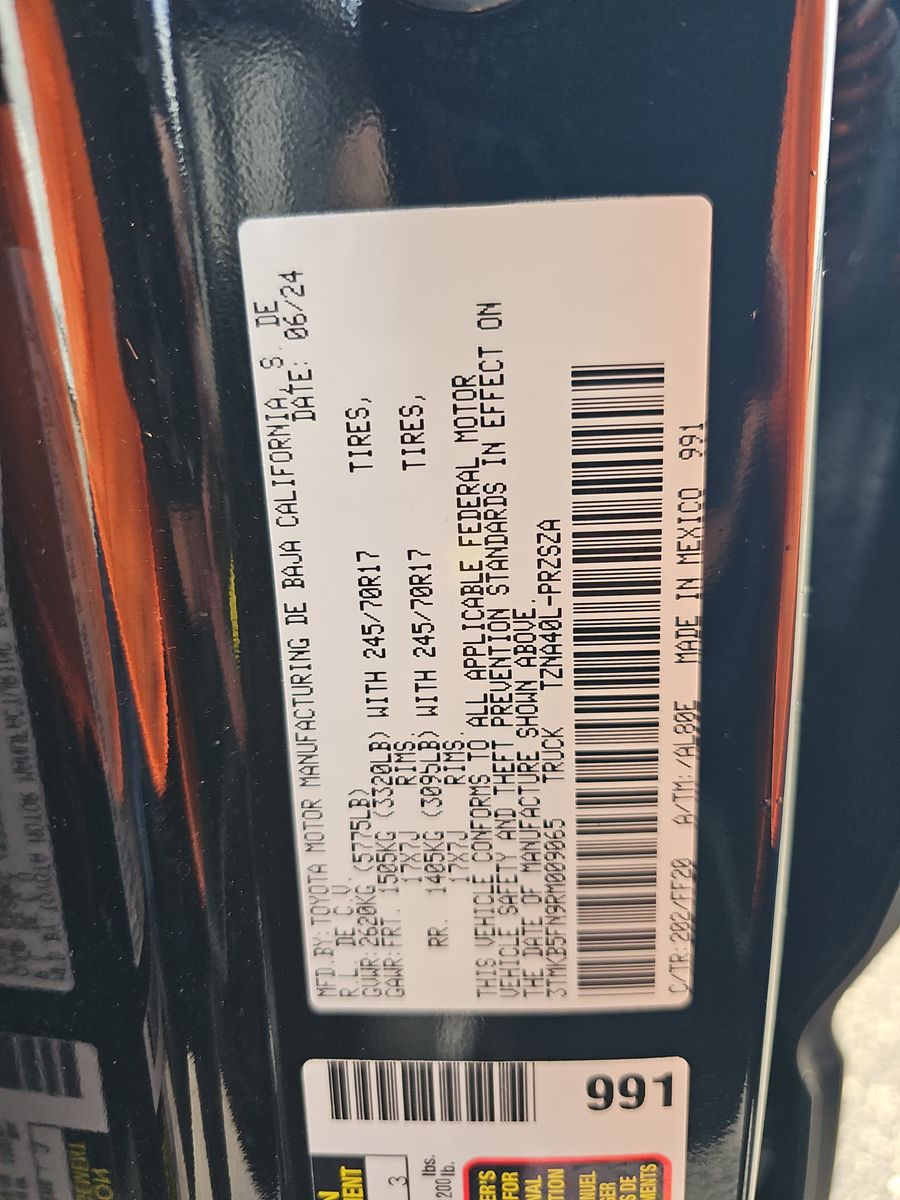 2024 Toyota Tacoma SR5 RWD