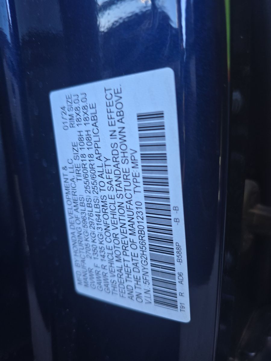 2024 Honda Pilot EX-L FWD