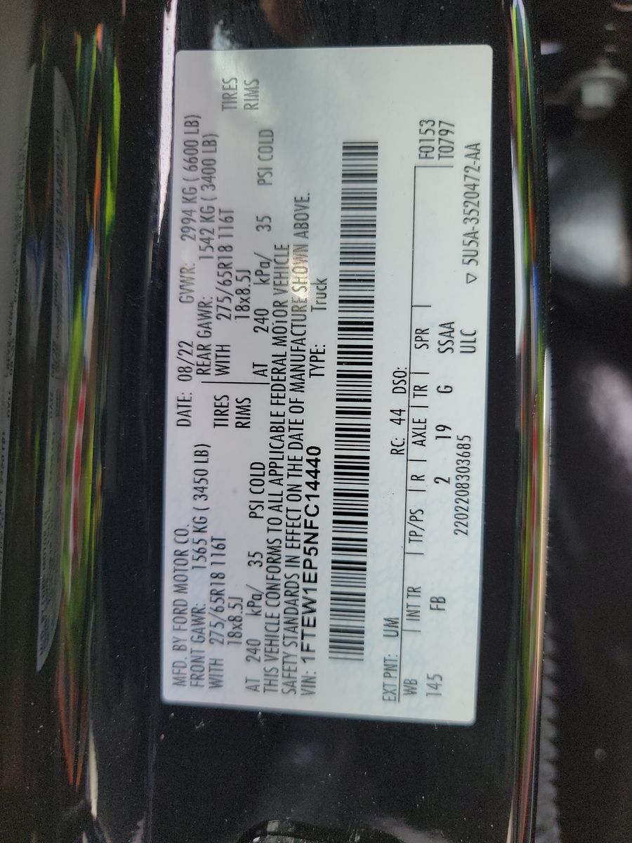 2022 Ford F-150 XLT AWD