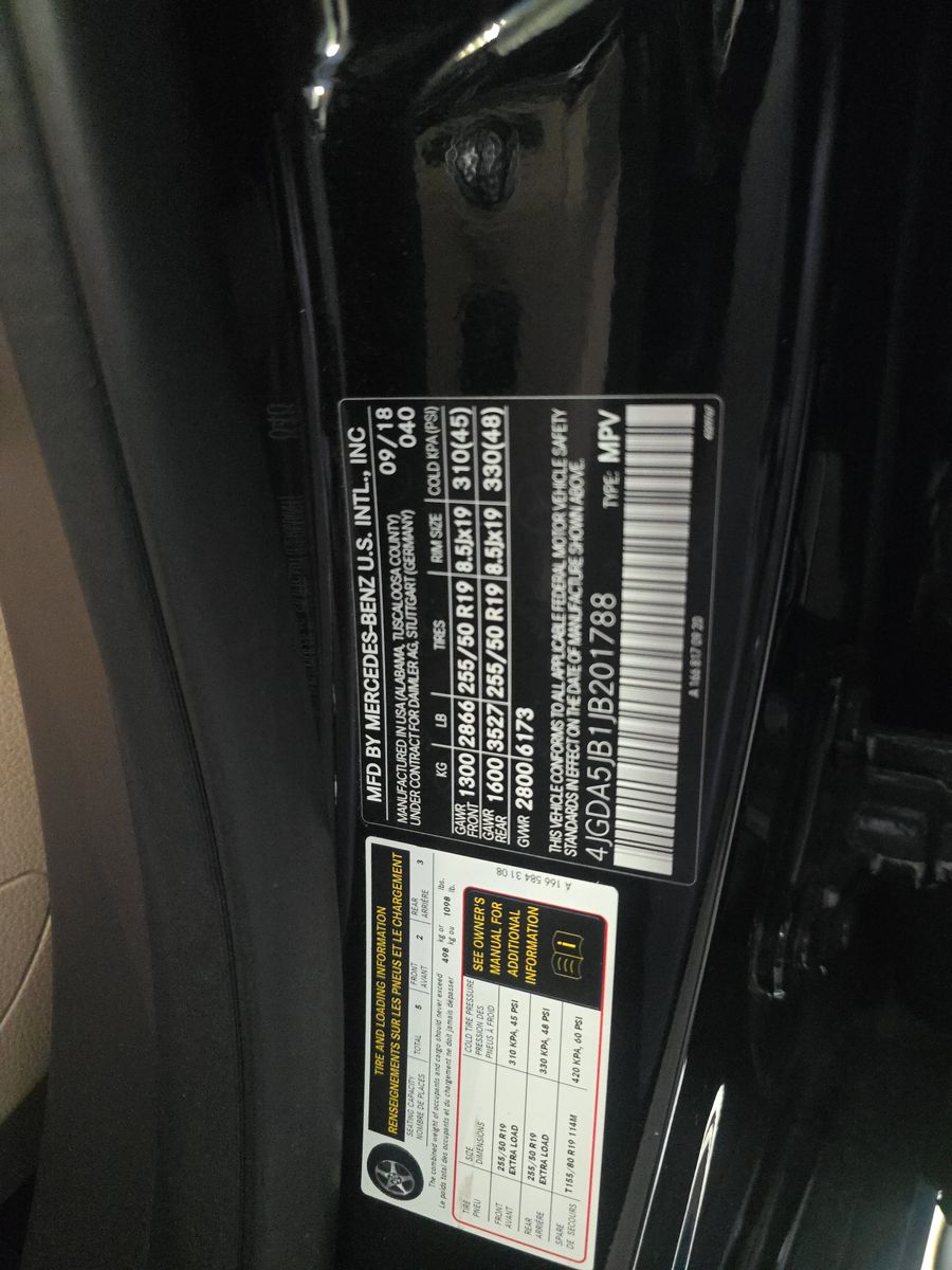 2018 Mercedes-Benz GLE GLE 350 RWD