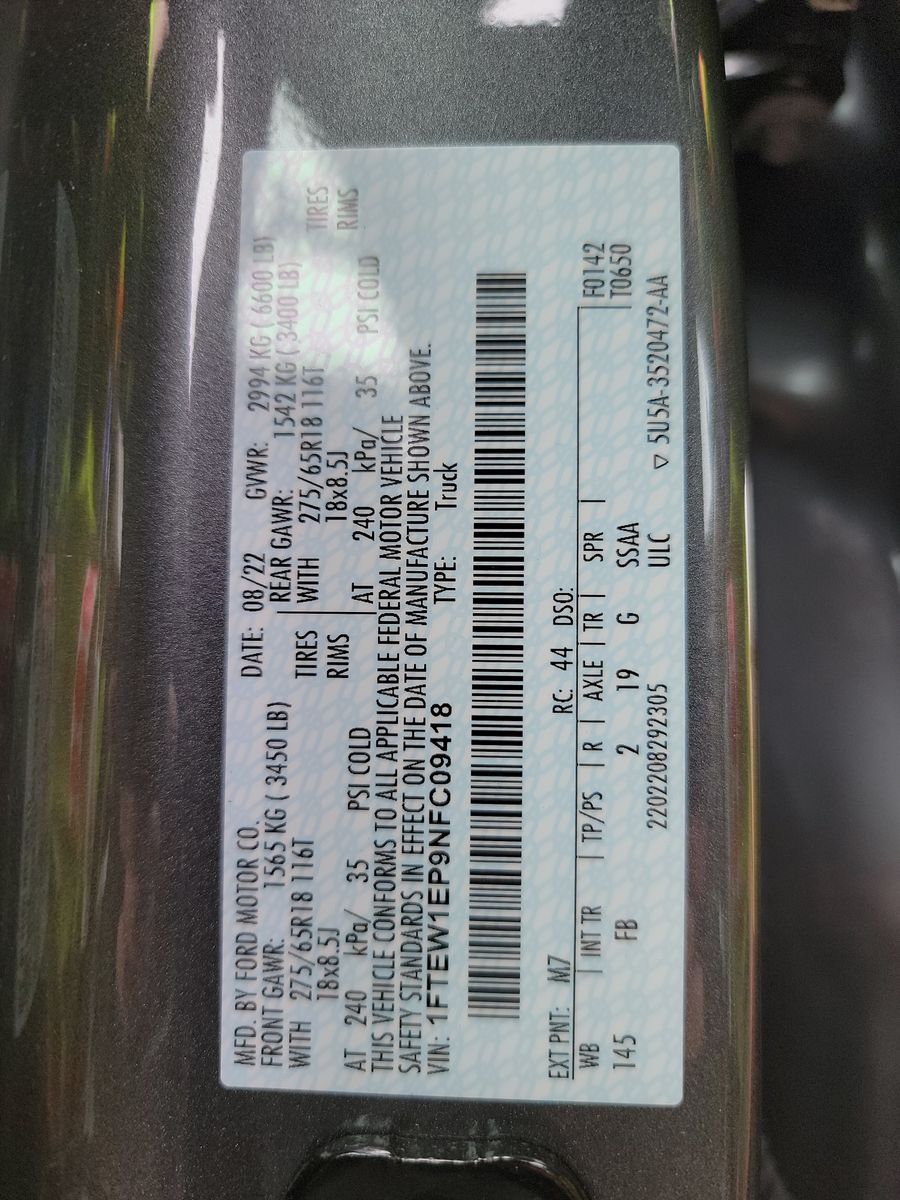 2022 Ford F-150 XLT AWD