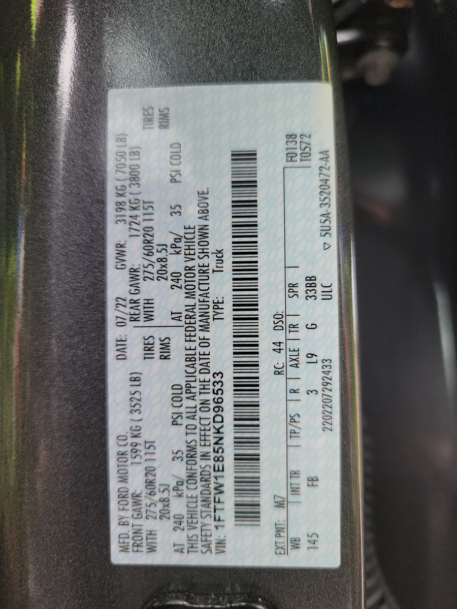 2022 Ford F-150 XLT AWD