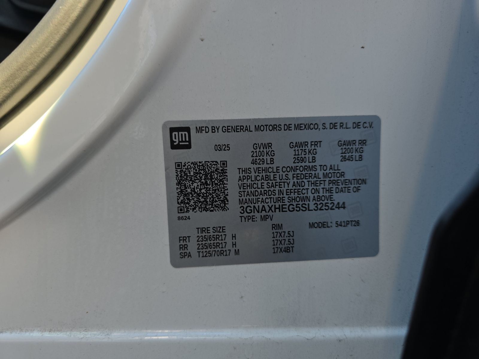 2025 Chevrolet Equinox LT FWD