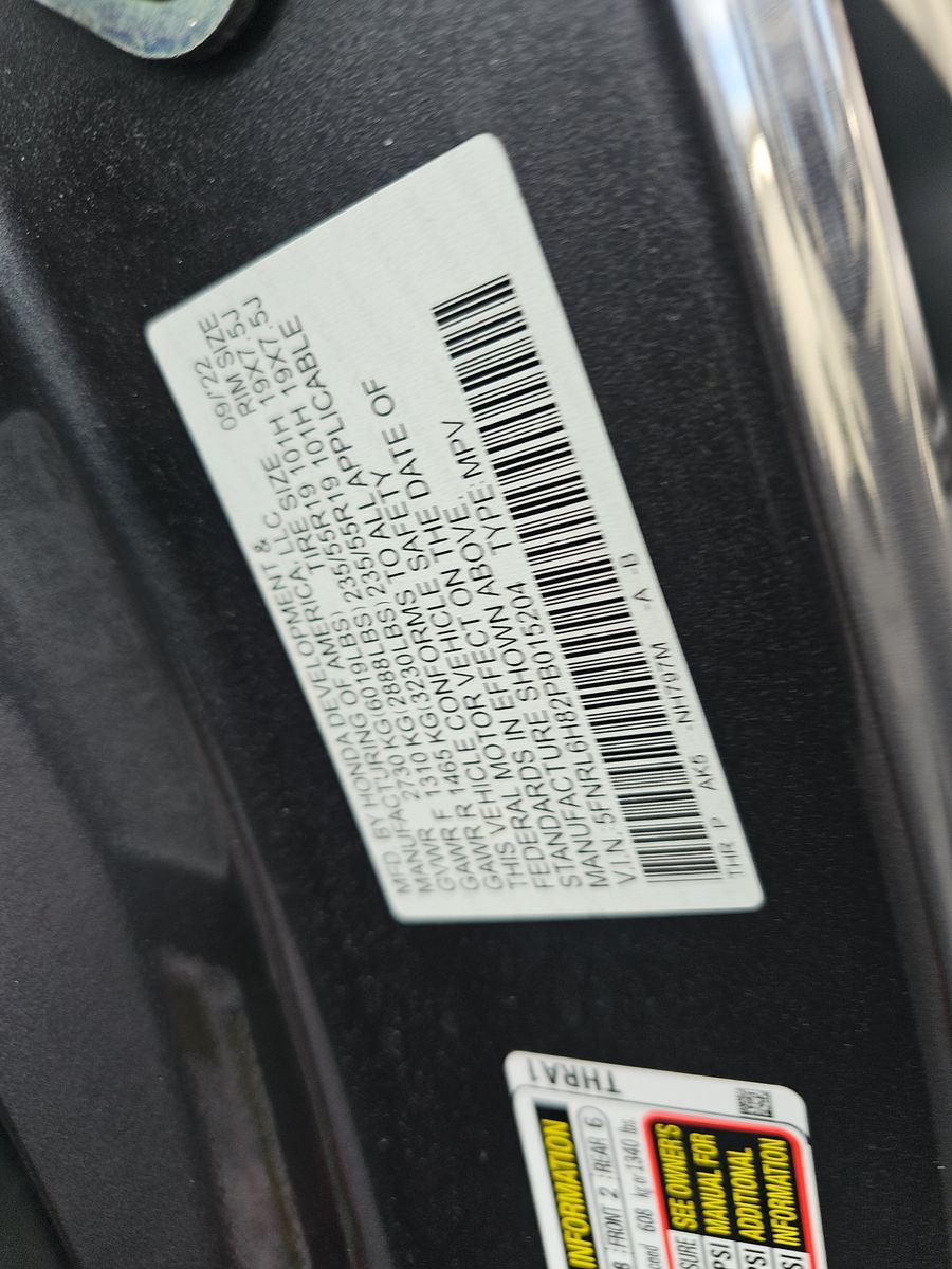 2023 Honda Odyssey Touring FWD