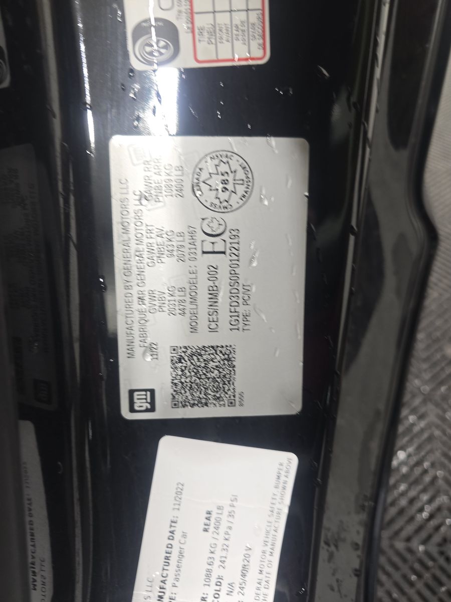 2023 Chevrolet Camaro 3LT RWD