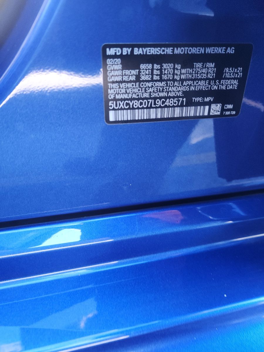 2020 BMW X6 M50i AWD