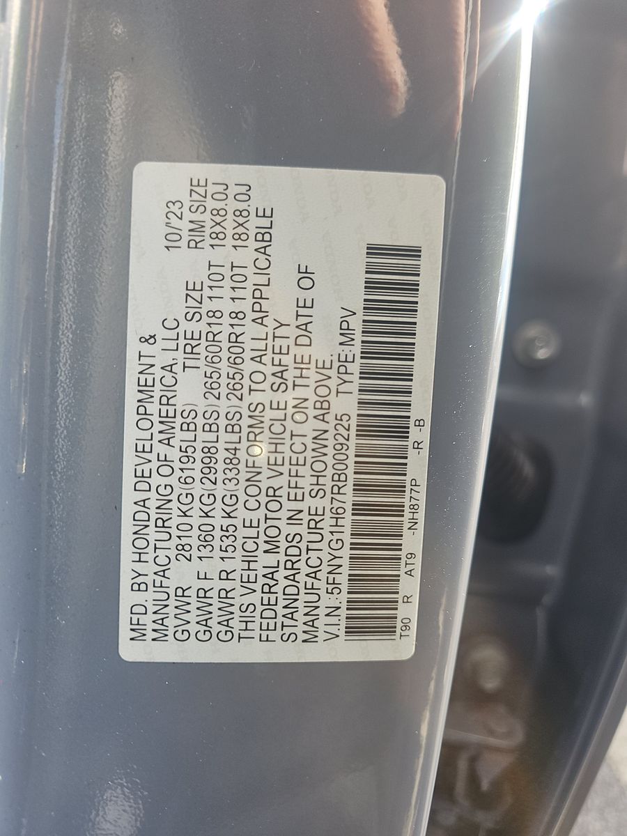 2024 Honda Pilot TrailSport AWD