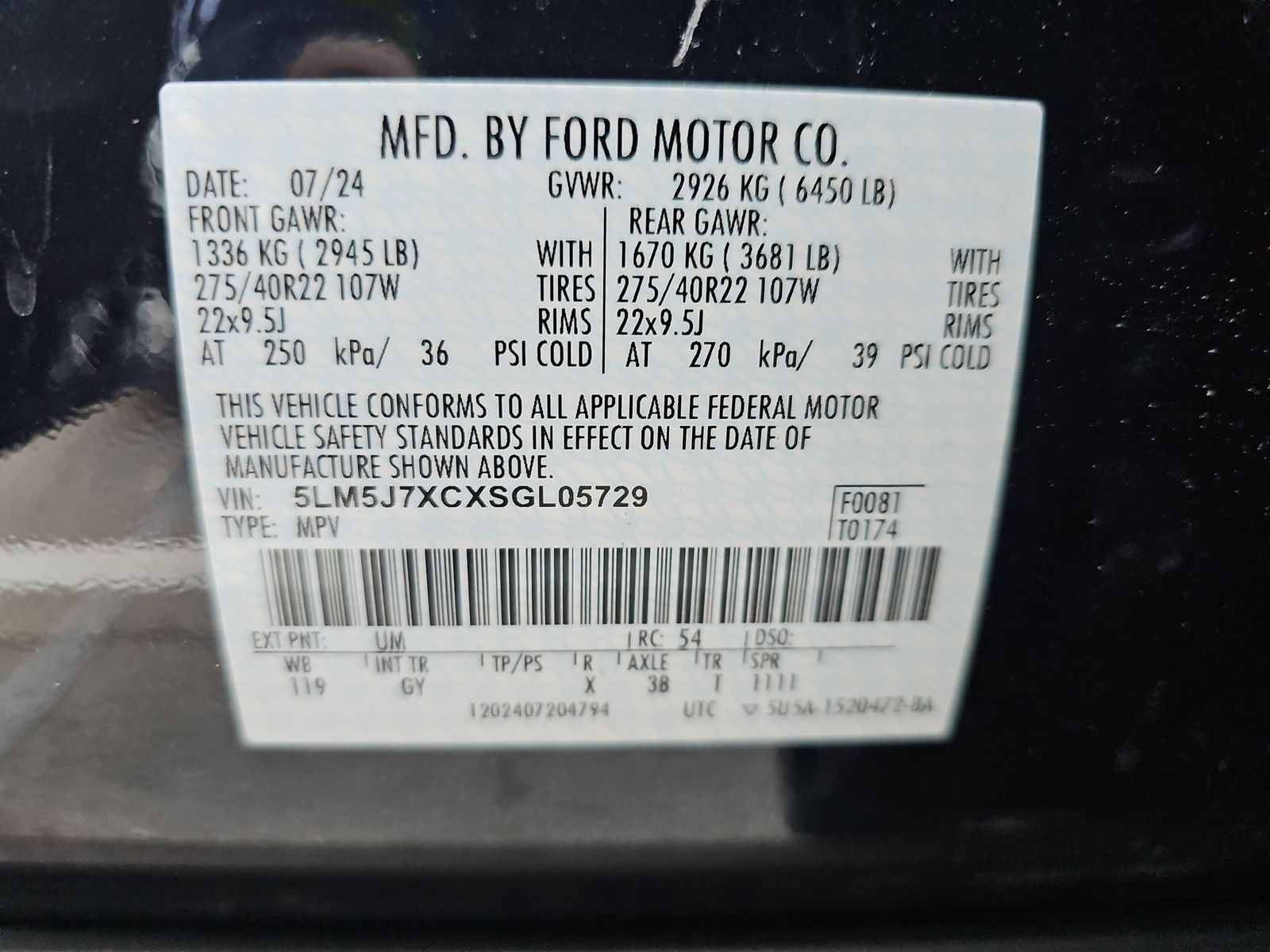 2025 Lincoln Aviator Reserve AWD