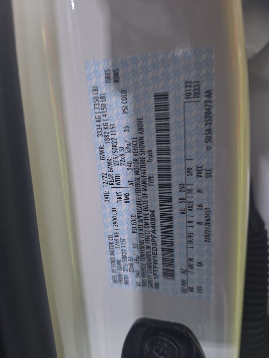 2023 Ford F-150 Hybrid Limited AWD