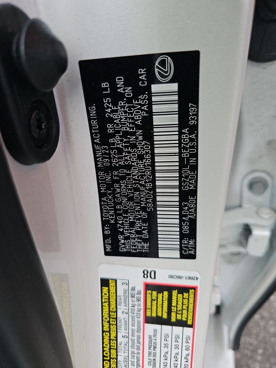 2024 Lexus ES ES 350 FWD