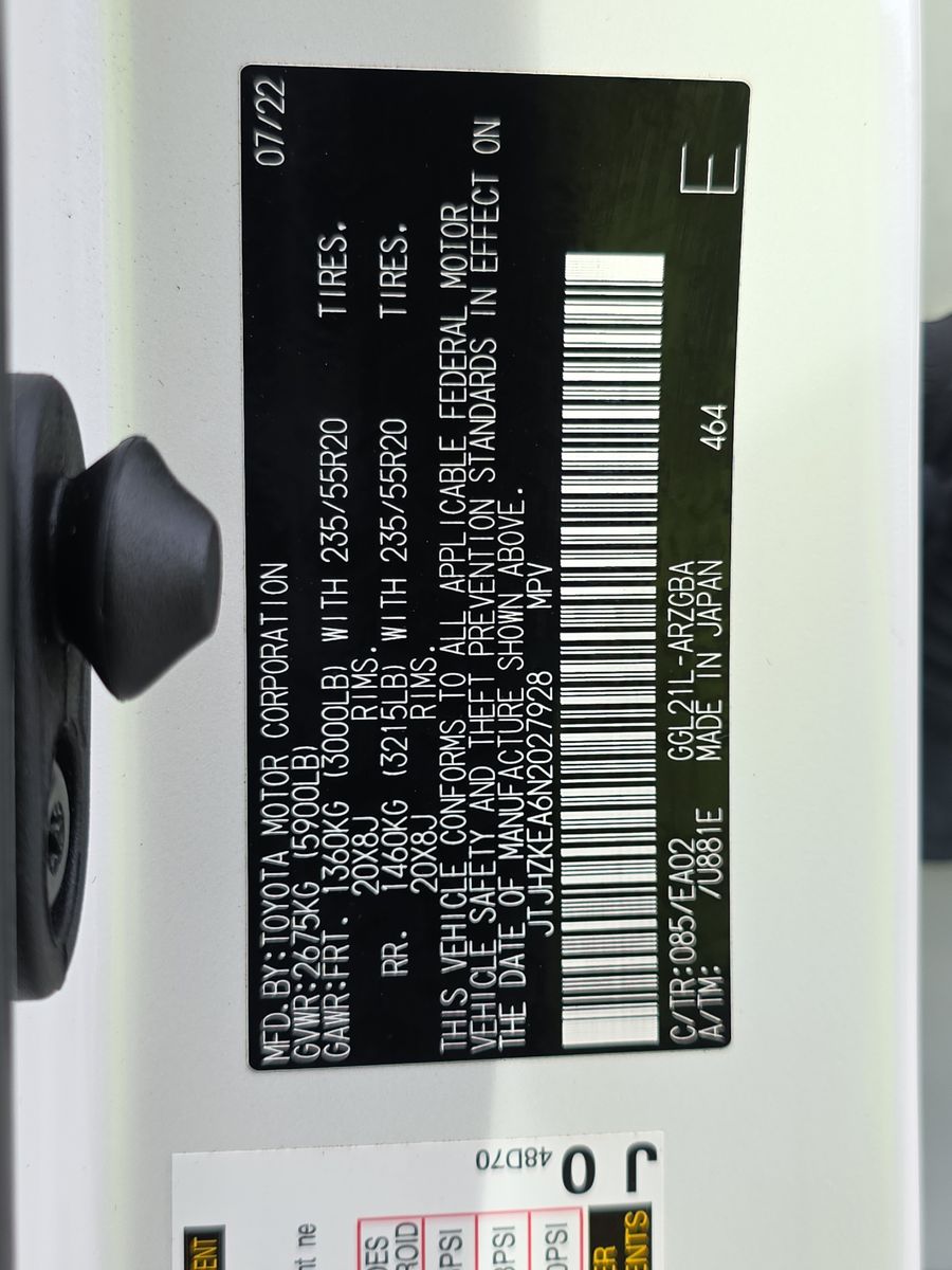 2022 Lexus RX RX 350L FWD