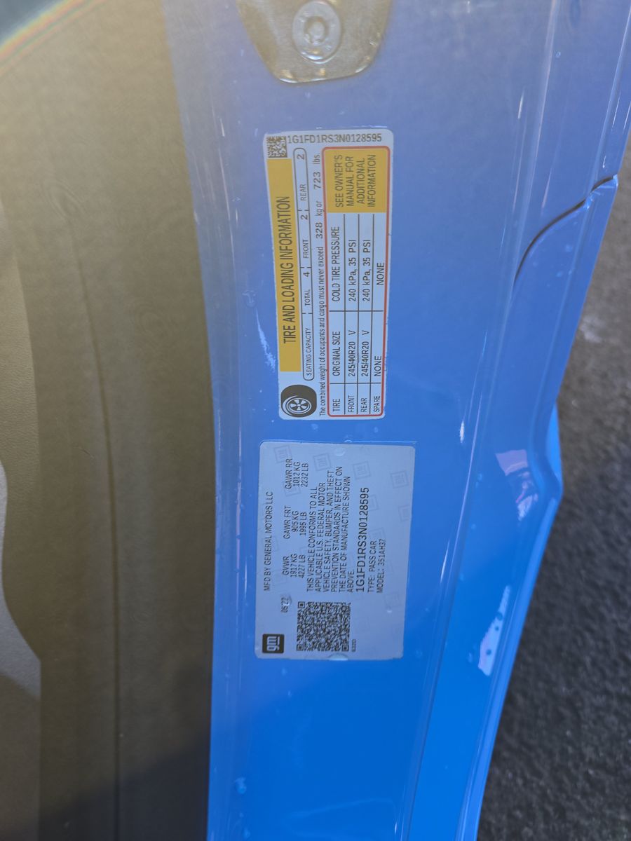 2022 Chevrolet Camaro 2LT RWD