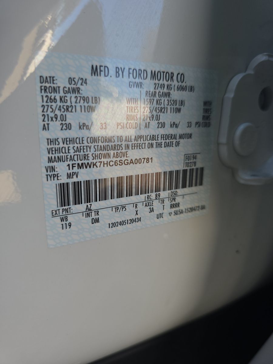 2025 Ford Explorer Platinum RWD