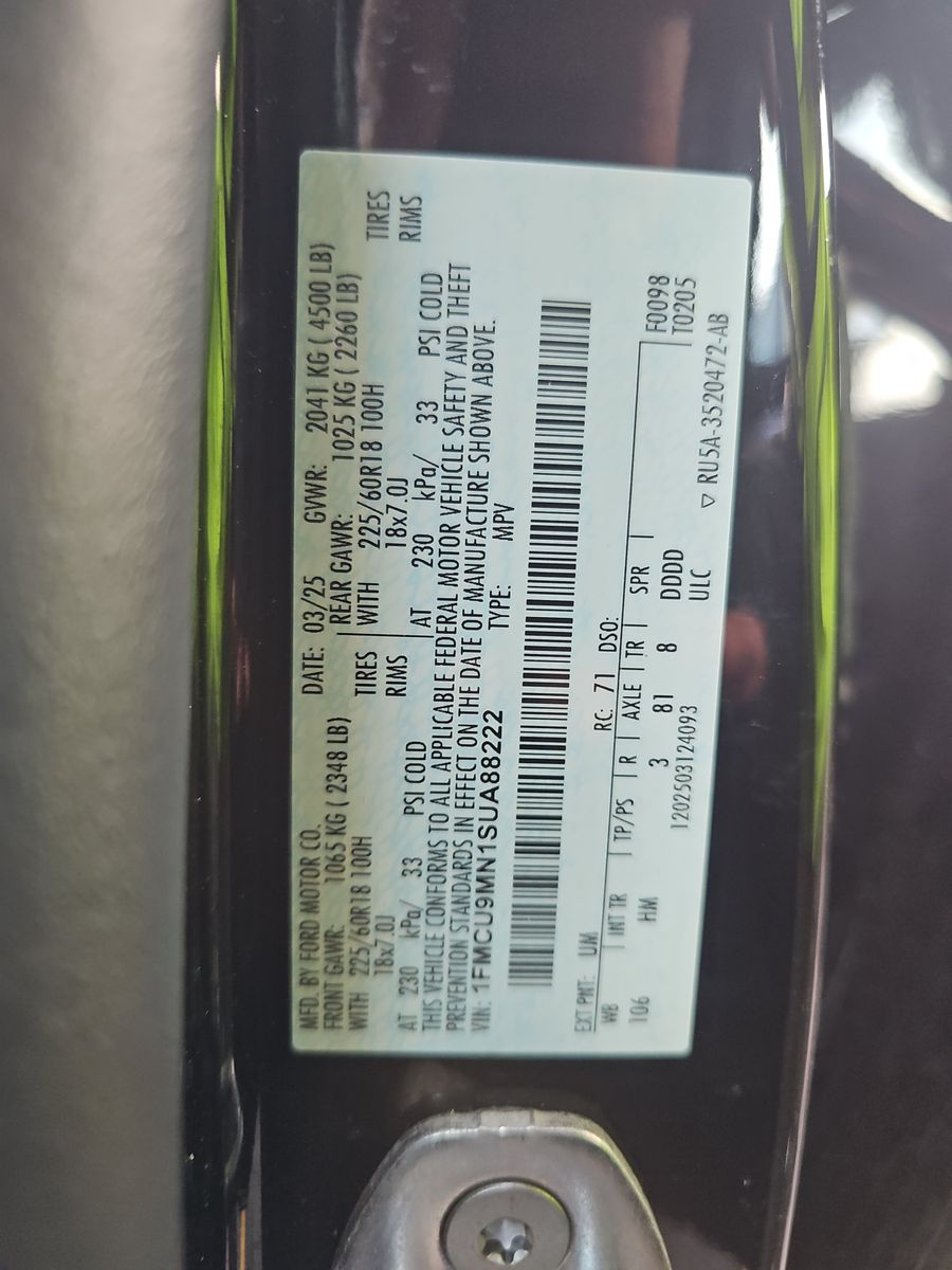 2025 Ford Escape ST-Line AWD