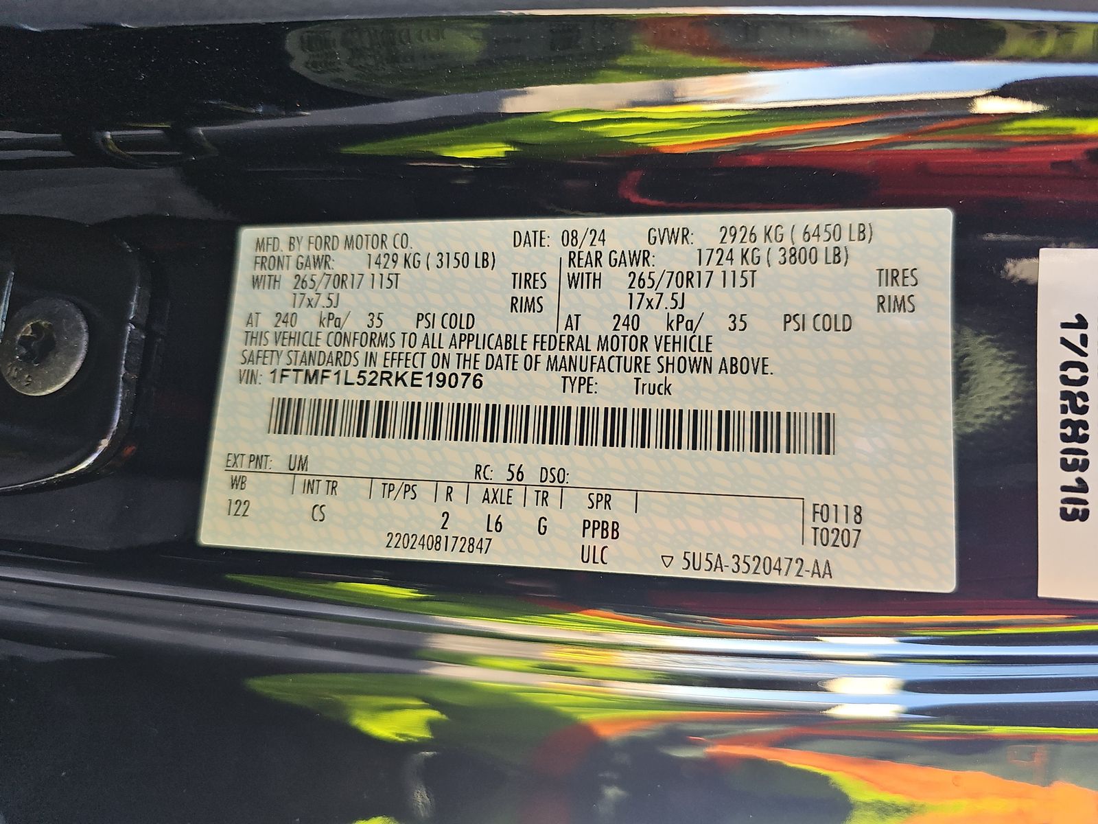 2024 Ford F-150 XL AWD