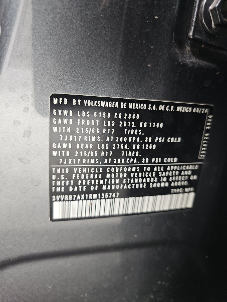 2024 Volkswagen Tiguan 2.0T S FWD