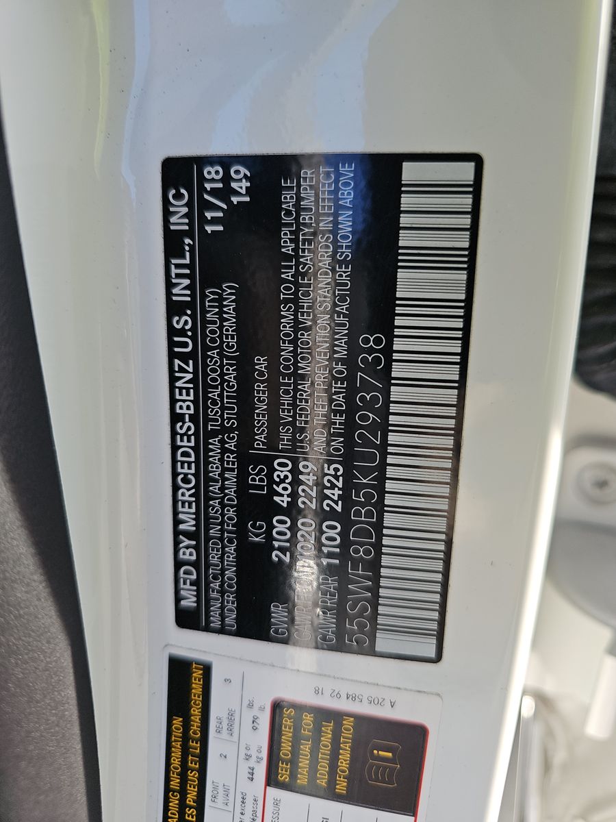 2019 Mercedes-Benz C-Class C 300 RWD