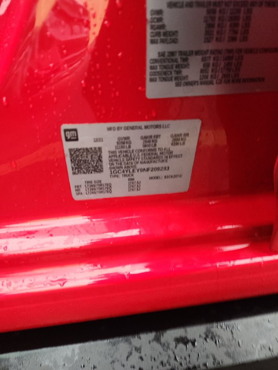 2022 Chevrolet Silverado 2500HD Work Truck AWD