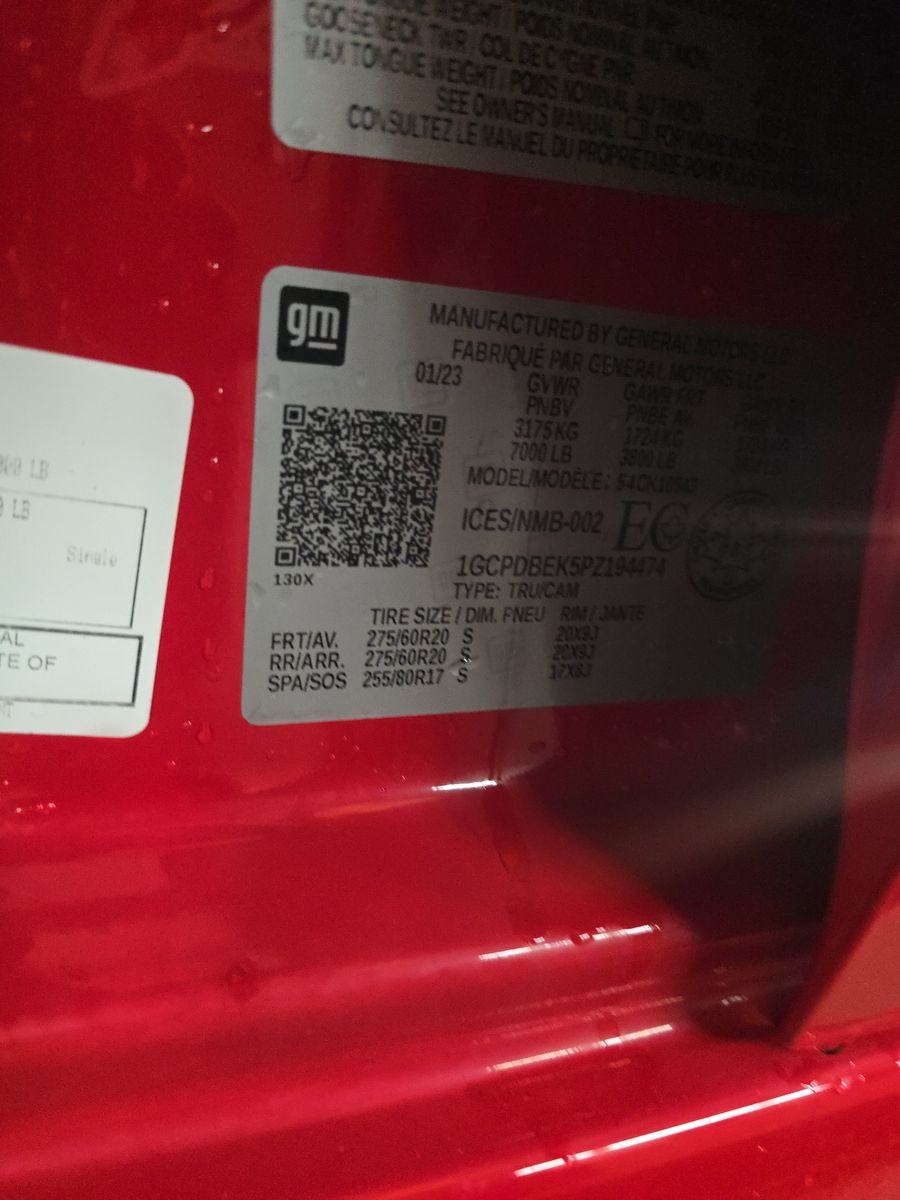 2023 Chevrolet Silverado 1500 Custom AWD