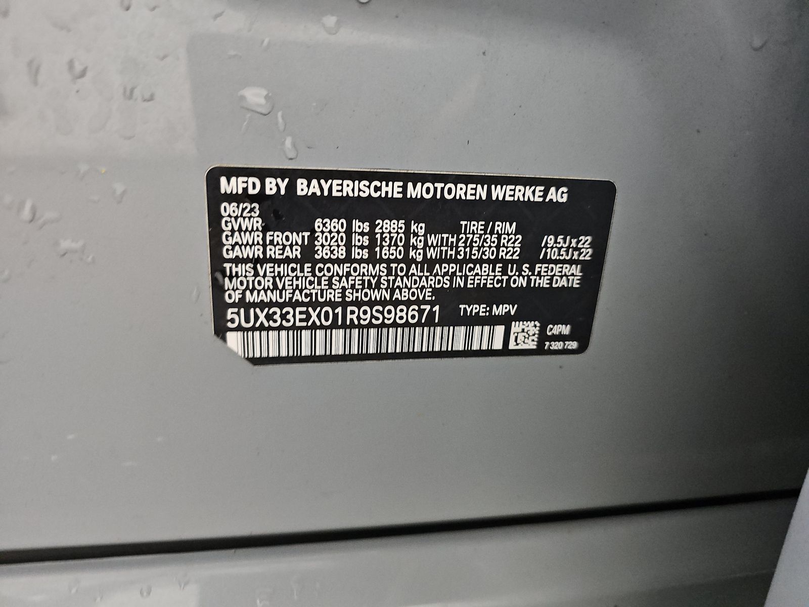 2024 BMW X6 xDrive40i AWD