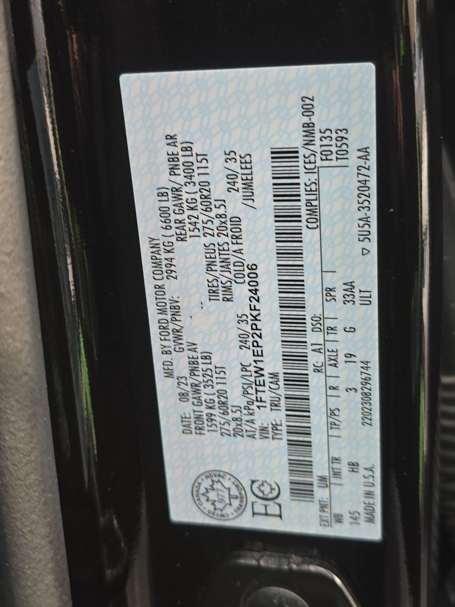 2023 Ford F-150 Lariat AWD