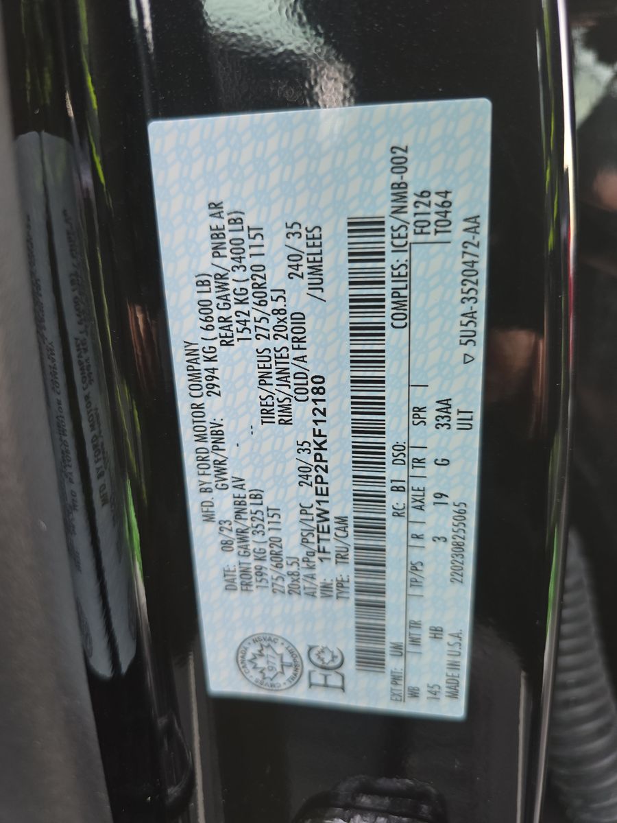 2023 Ford F-150 Lariat AWD