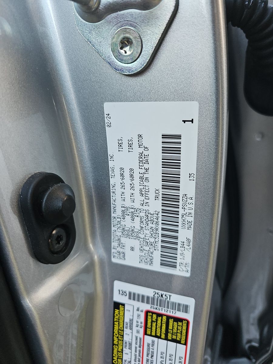 2024 Toyota Tundra Hybrid 1794 Edition AWD