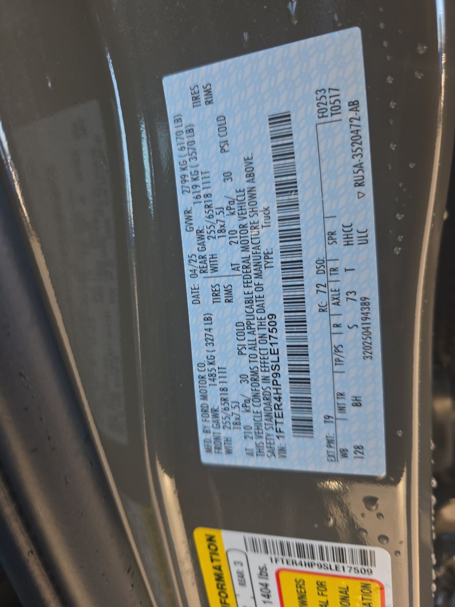 2025 Ford Ranger XLT AWD