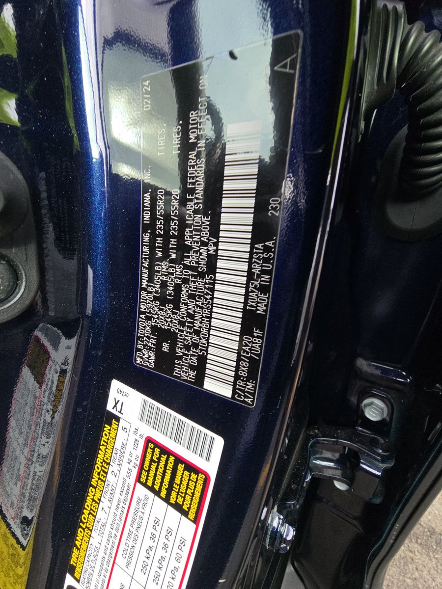 2024 Toyota Highlander XSE AWD