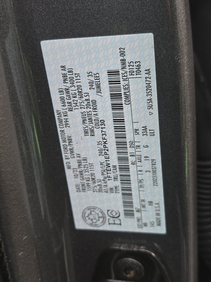 2023 Ford F-150 Lariat AWD