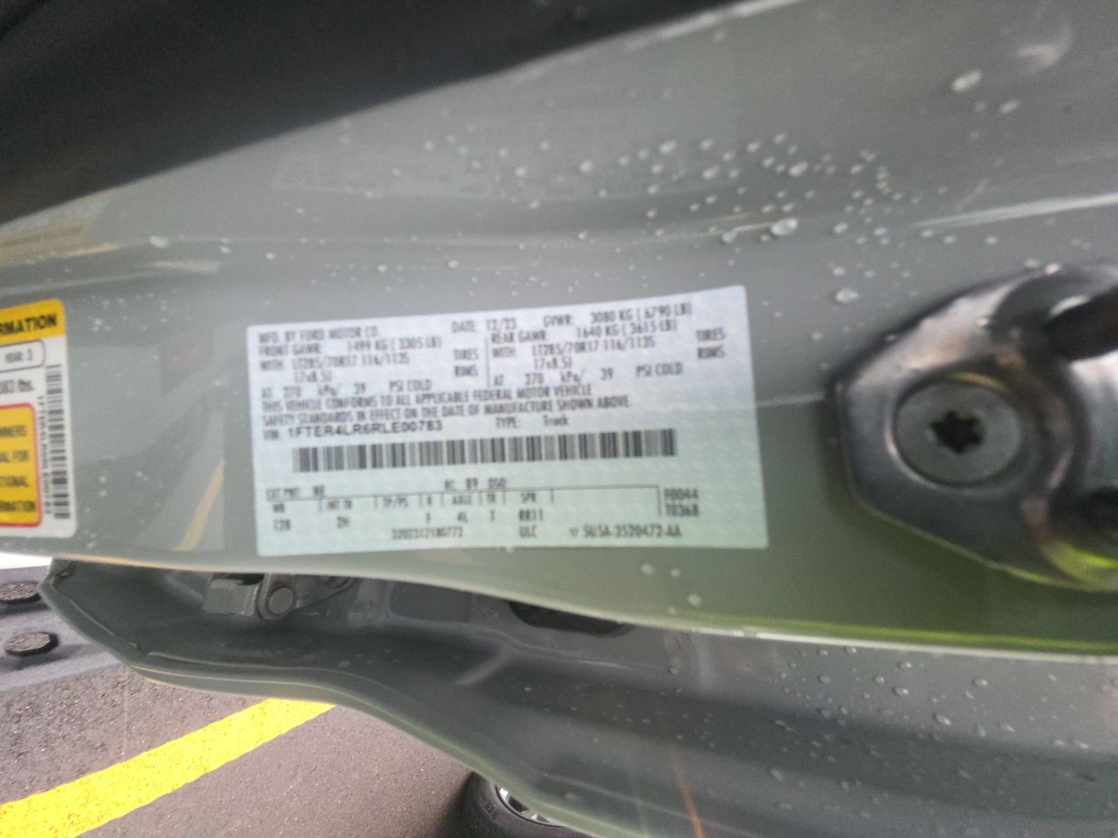 2024 Ford Ranger Raptor AWD