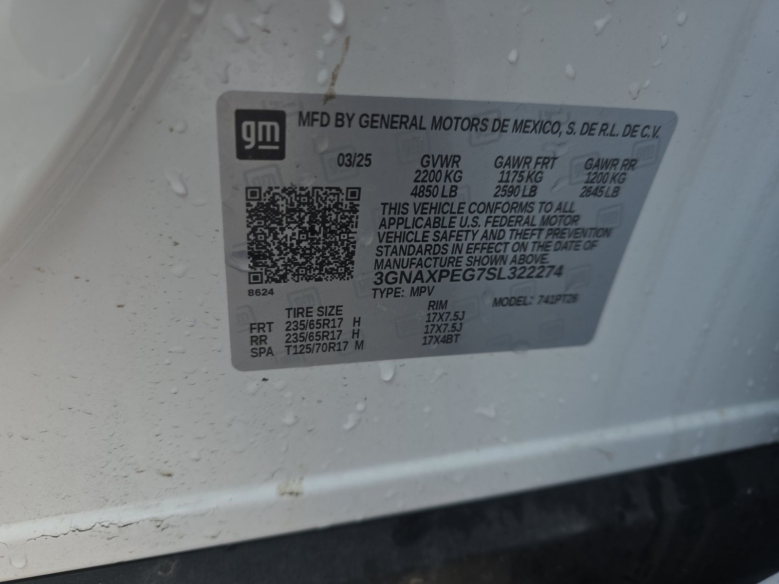 2025 Chevrolet Equinox LT AWD