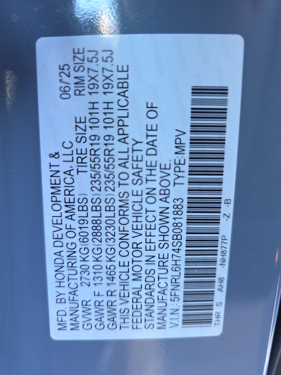 2025 Honda Odyssey Sport-L FWD